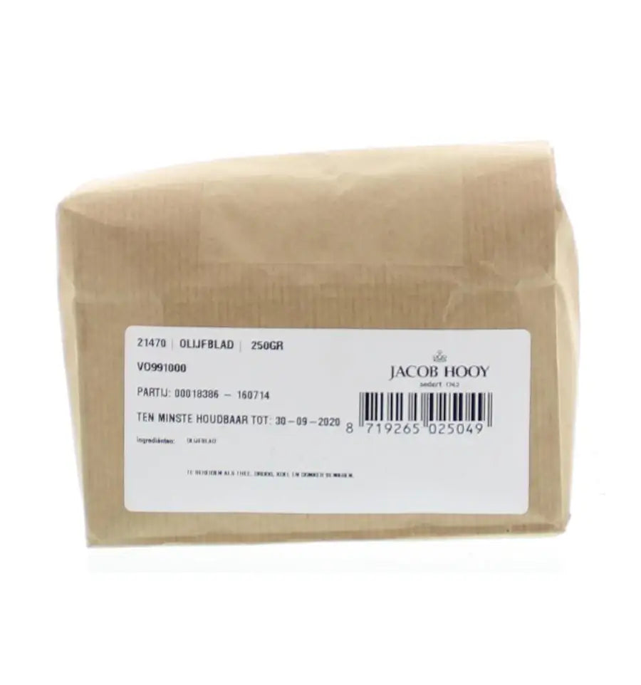 Jacob Hooy Olijfblad gesneden 250 gram