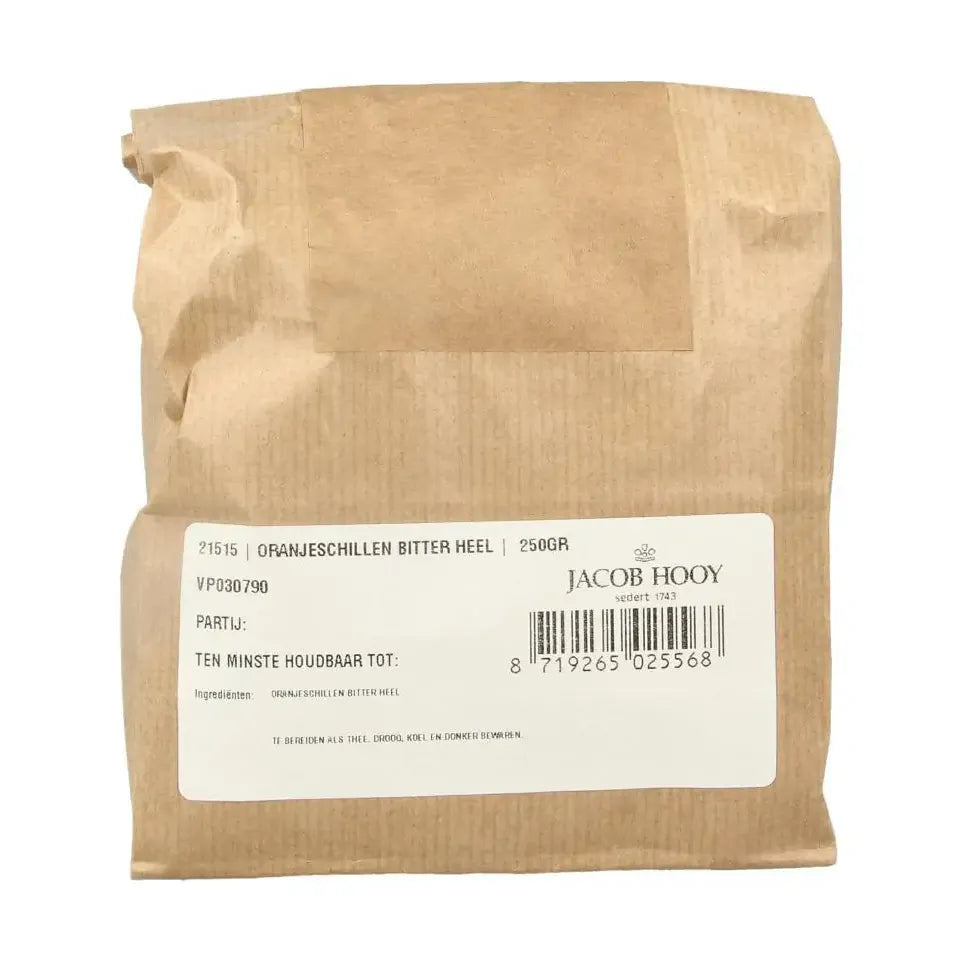 Jacob Hooy Oranjeschillen bitter heel 250 gram
