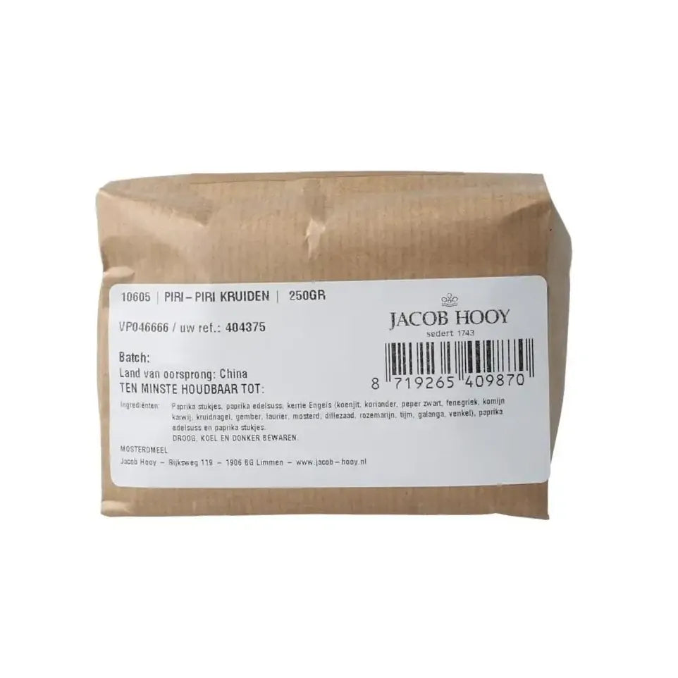 Jacob Hooy Piri-piri kruiden 250 gram