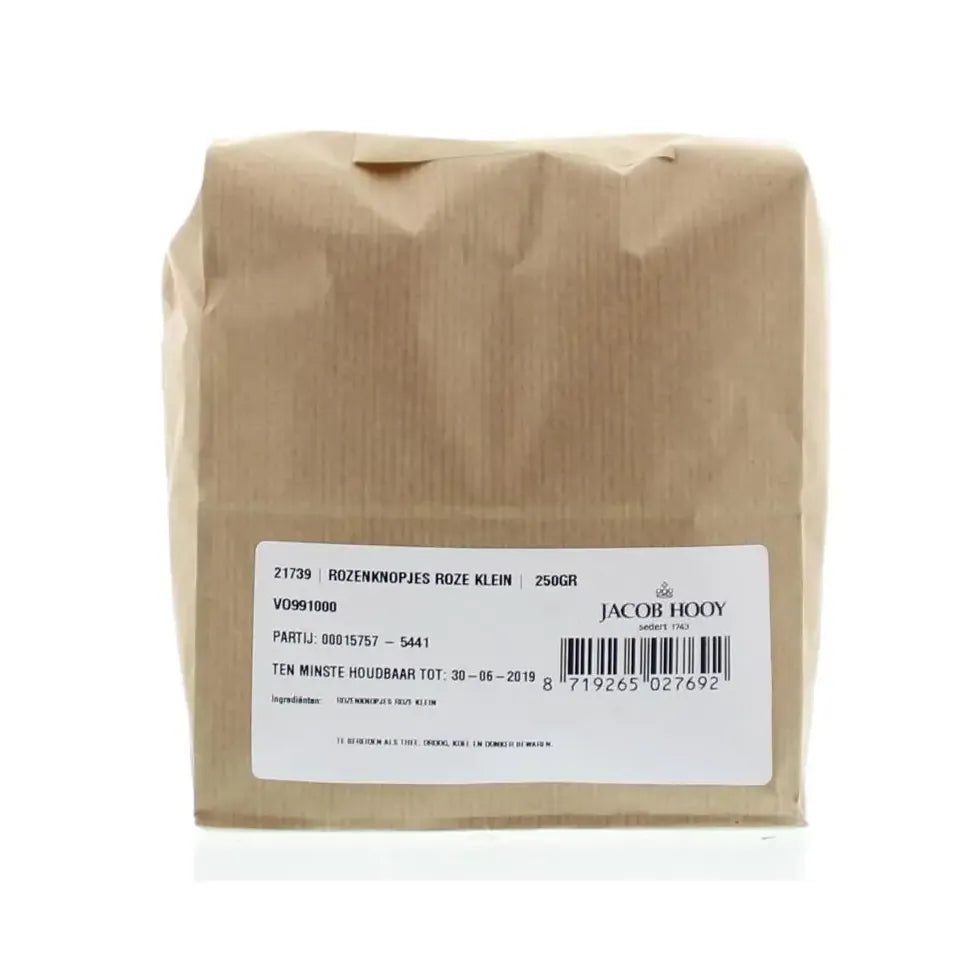 Jacob Hooy Rozenknopjes roze klein 250 gram