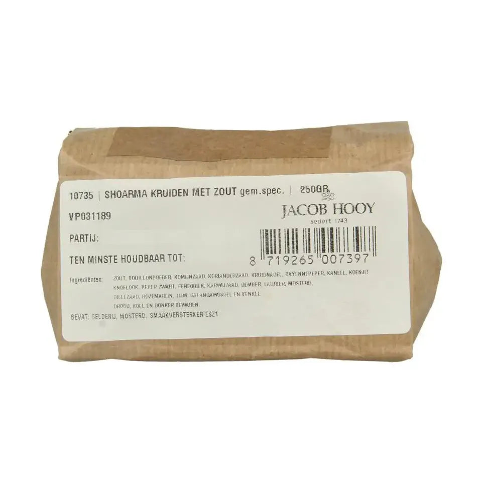 Jacob Hooy Shoarmakruiden 250 gram