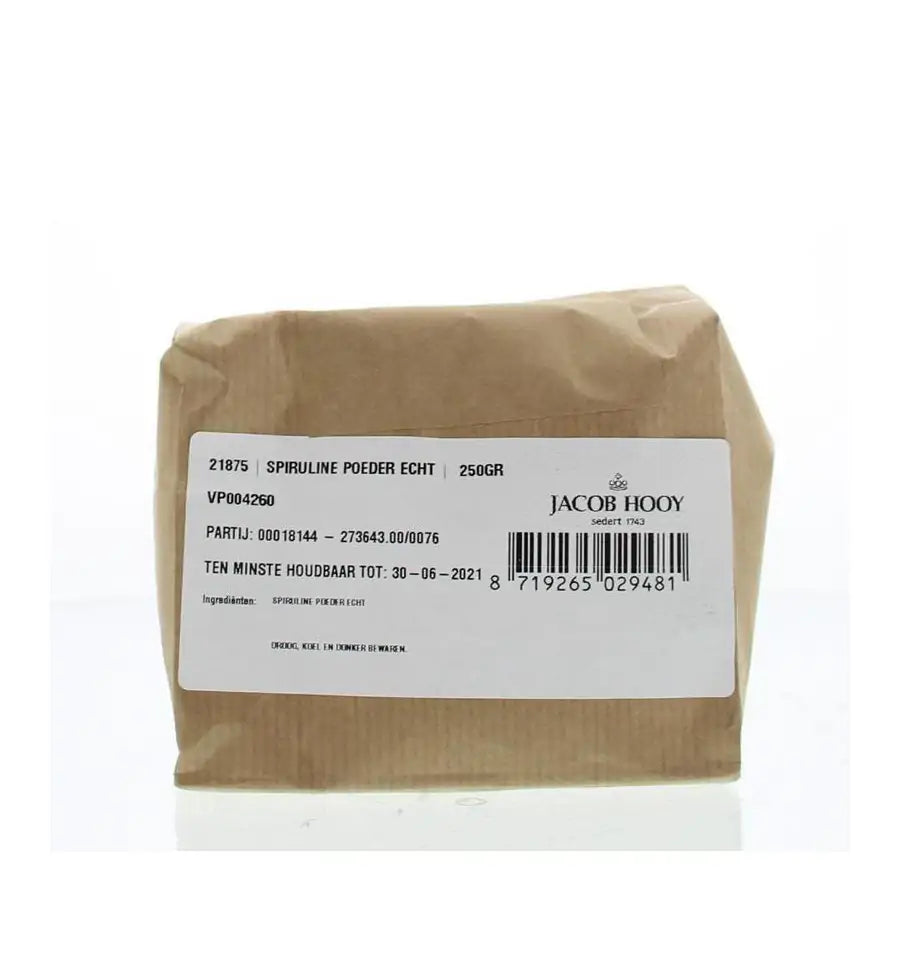 Jacob Hooy Spirulina poeder 250 gram