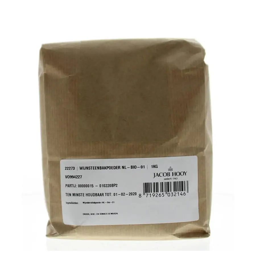 Jacob Hooy Wijnsteenbakpoeder 1 kg