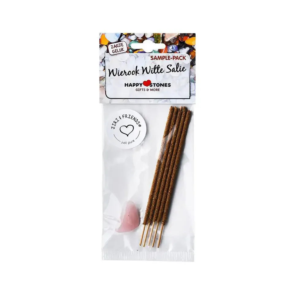 Jiri & Friends Zakje geluk wierook witte salie mini