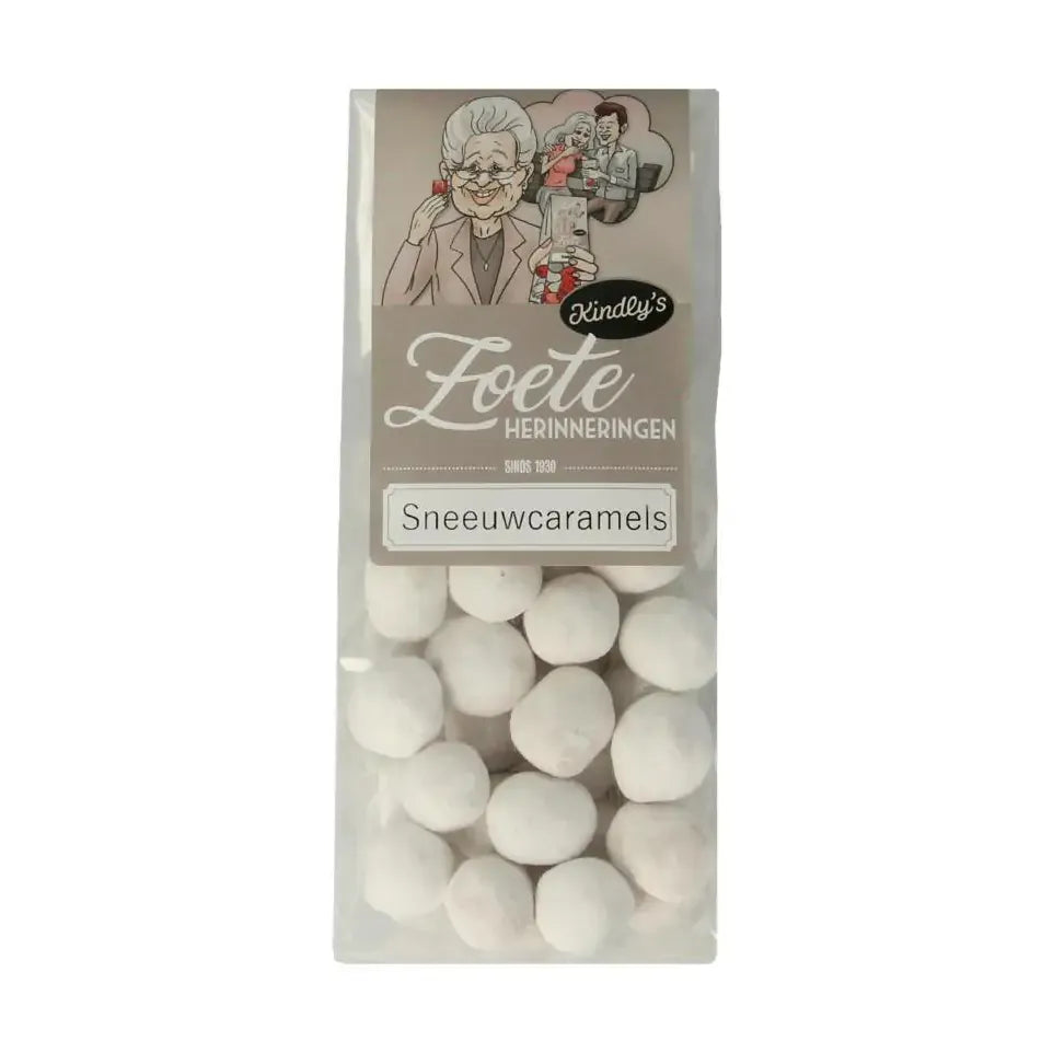 Kindly's Sneeuwcaramels zoete herinneringen 160 gram
