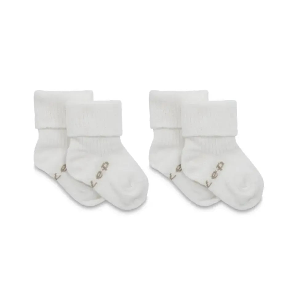 Kipkep Blijf-sokjes 6-12 maanden offwhite 1 paar