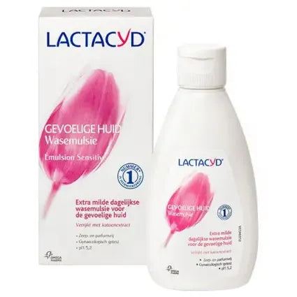 Lactacyd Wasemulsie gevoelige huid 200 ml