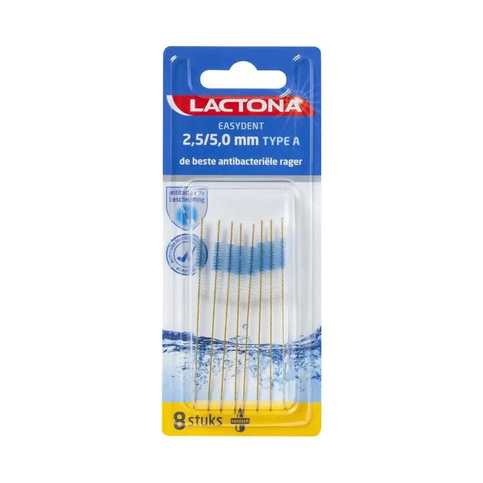 Lactona Easydent A 2.5-5mm zonder houdertje 8 stuks
