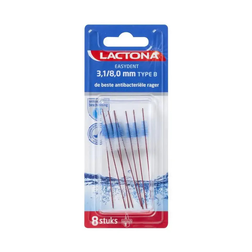 Lactona Easydent B 3.1-8mm zonder houdertje 8 stuks