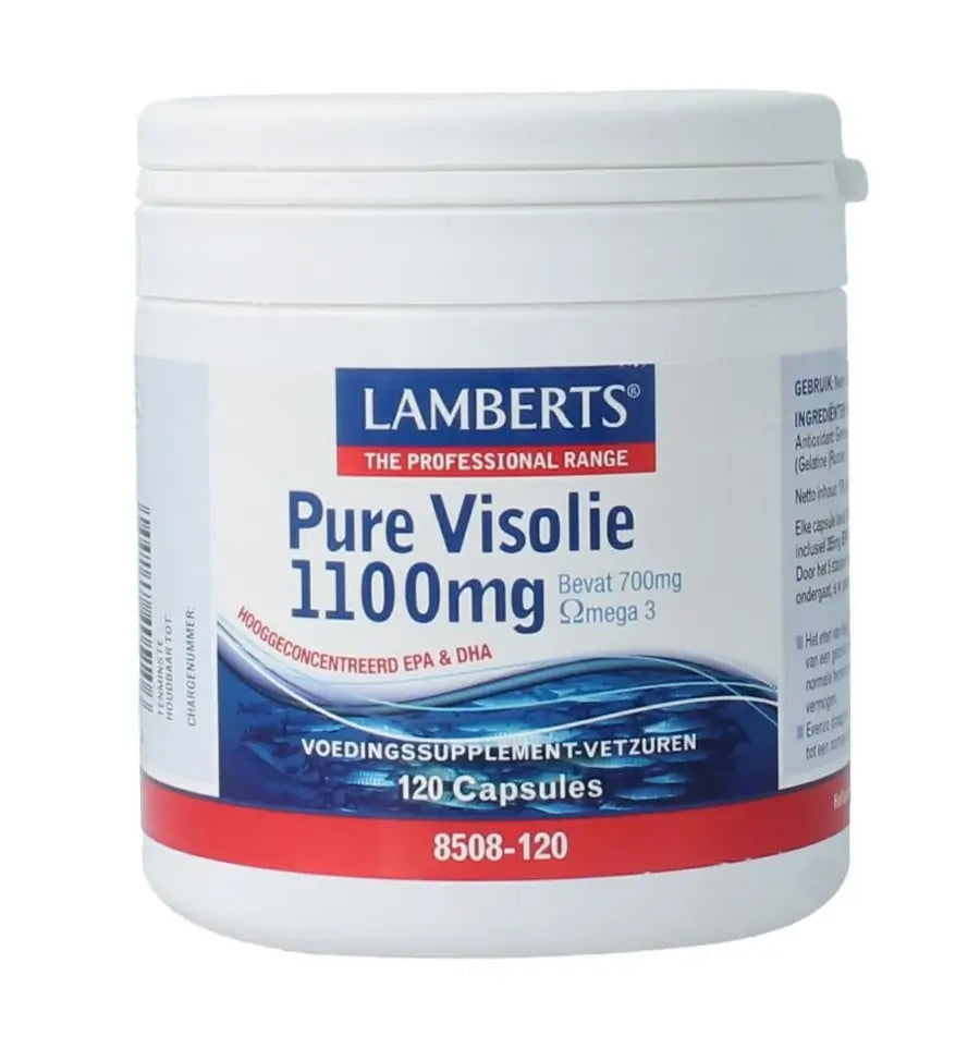Lamberts Pure visolie 1100 mg omega 3 120 capsules