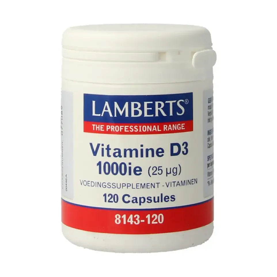 Lamberts Vitamine D3 25 mcg 120 capsules