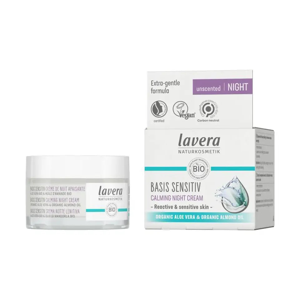 Lavera Basis sensitiv calming night cream EN-IT 50 ml