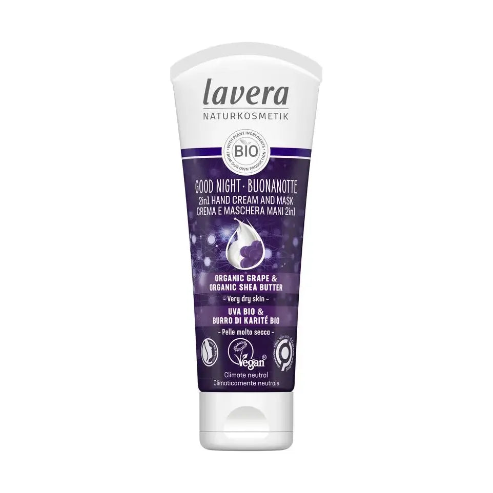 Lavera Good night 2-in-1 handcreme & masker 75 ml
