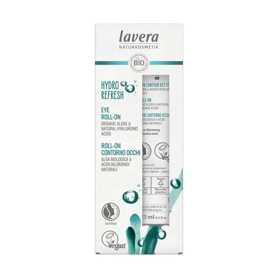Lavera Hydro refresh eye roll-on EN-IT 15 ml
