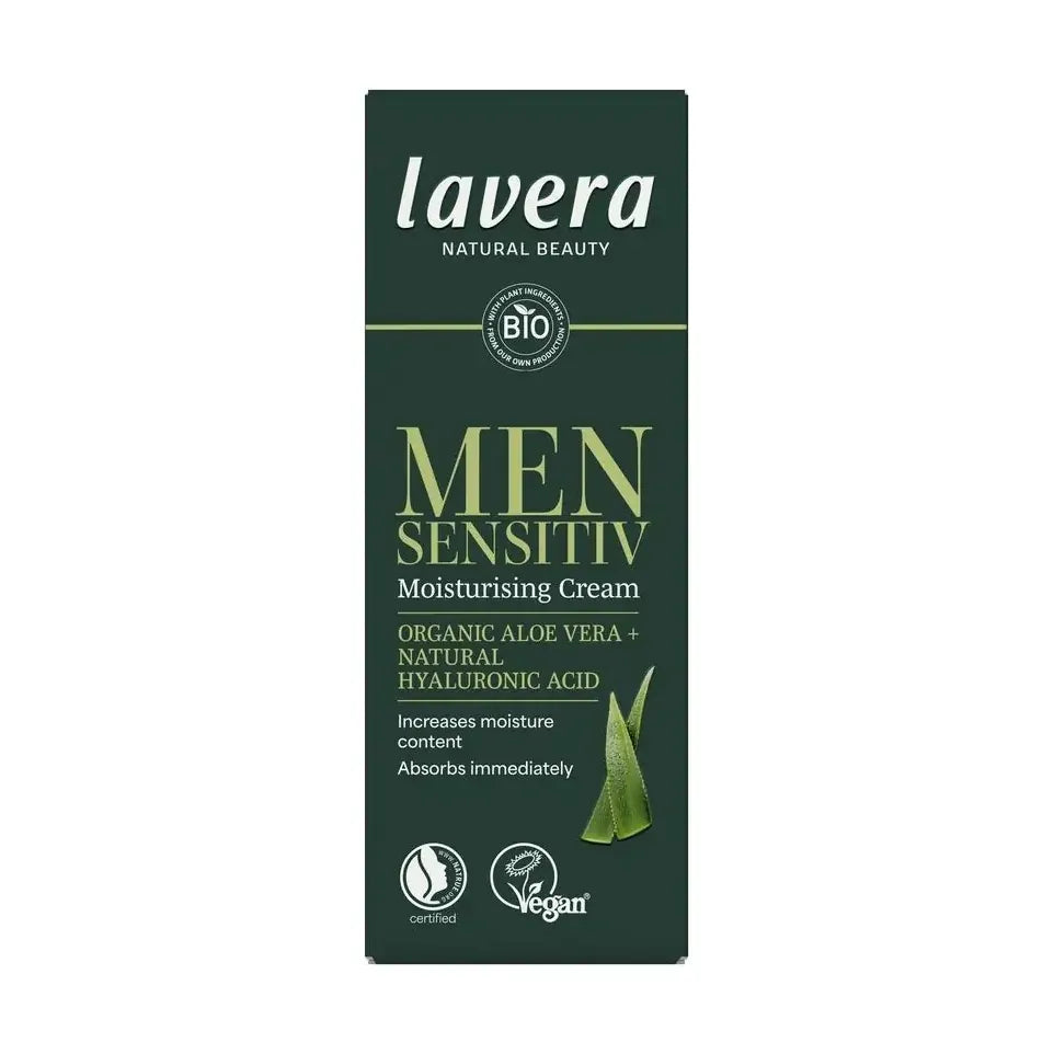 Lavera Men moisturizing cream sensitive biologisch 50 ml
