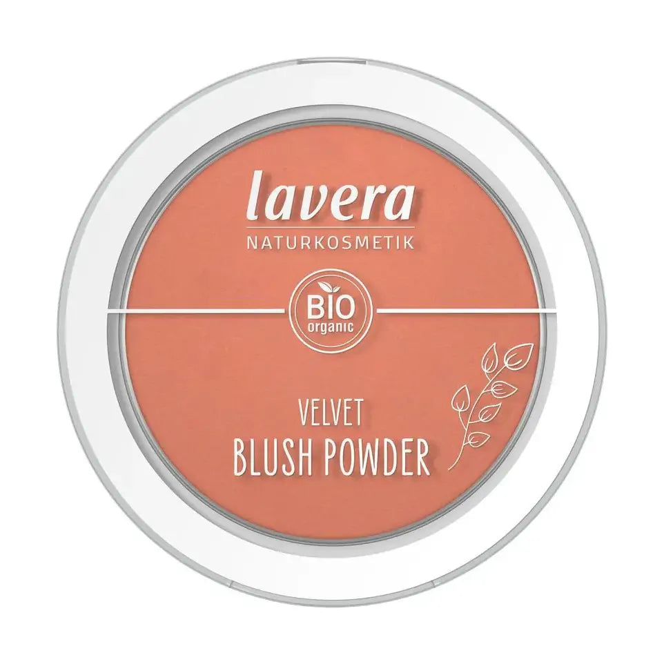 Lavera Velvet blush powder rosy peach 01 EN-FR-IT-DE 5 gram