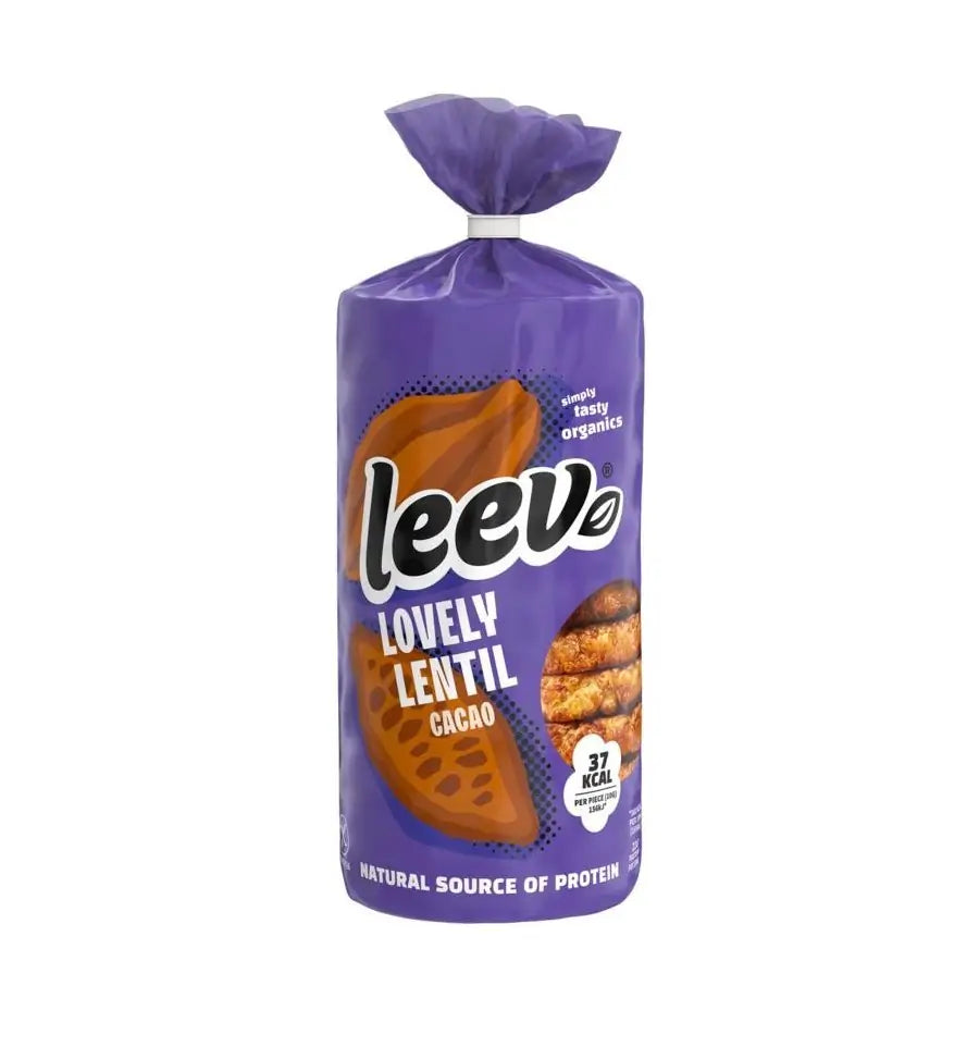 Leev Lovely lentil cakes cacao demeter biologisch 130 gram