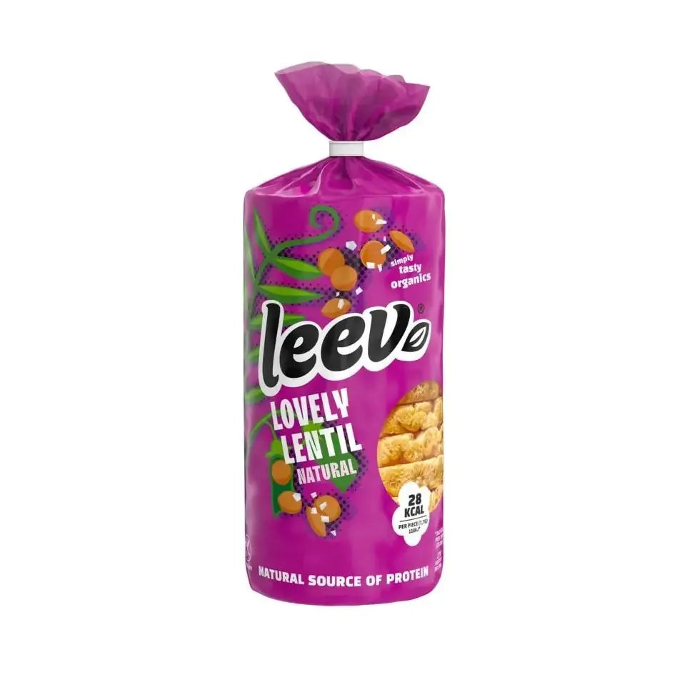 Leev Lovely lentil cakes natural demeter biologisch 100 gram