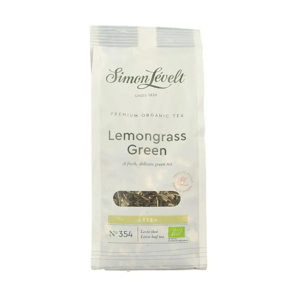 Simon Levelt Lemongrass green tea 90 gram