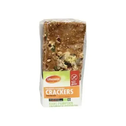 Liberaire Crackers pompoen 250 gram