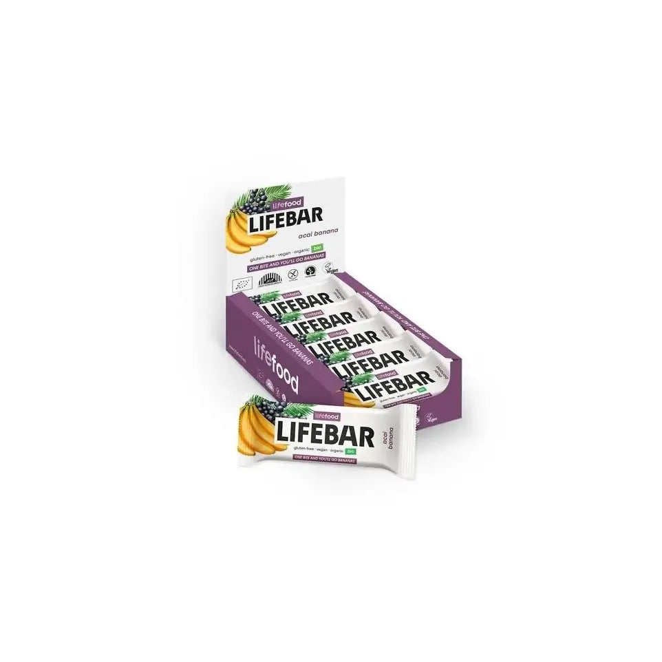 Lifefood lifebar acai banana biologisch raw 40 g