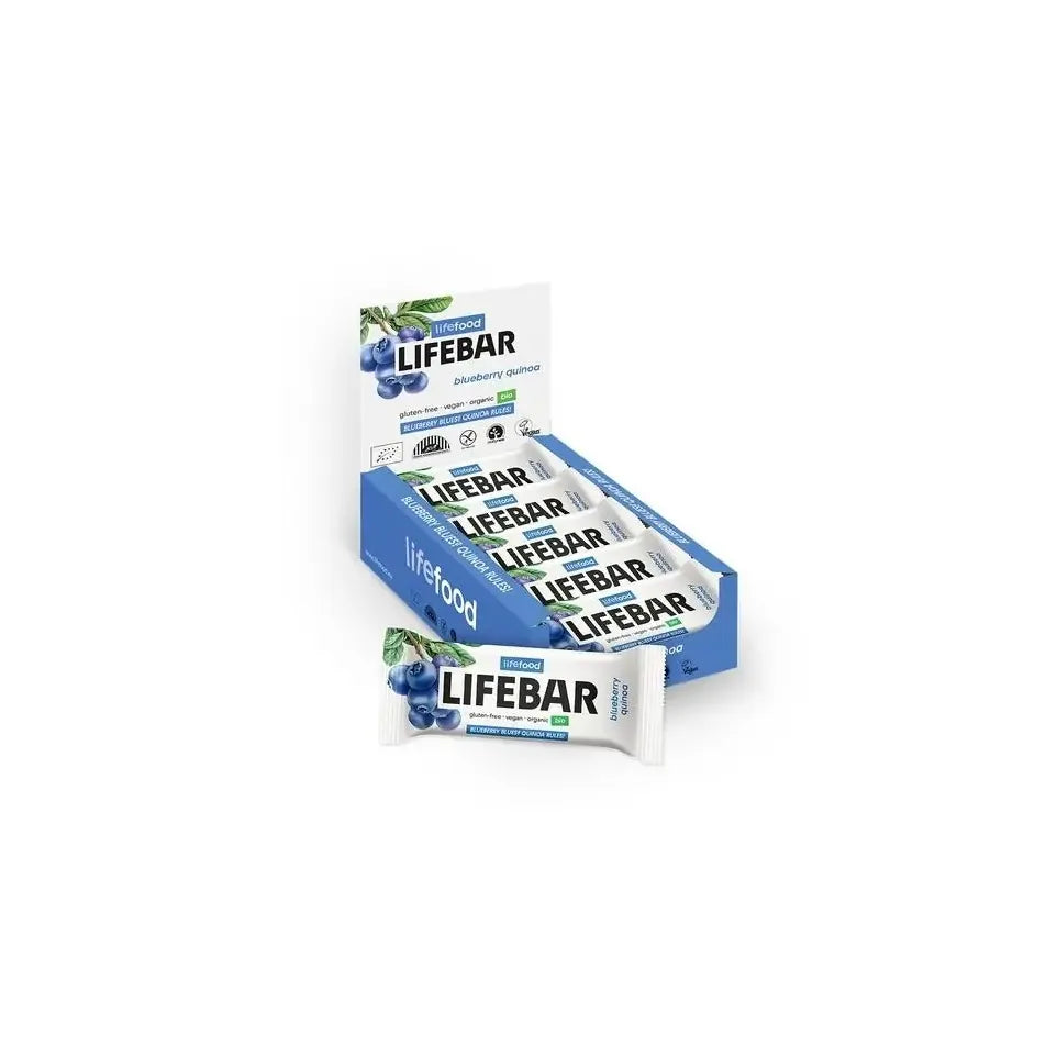 Lifefood lifebar blueberry quinoa biologisch 40 g
