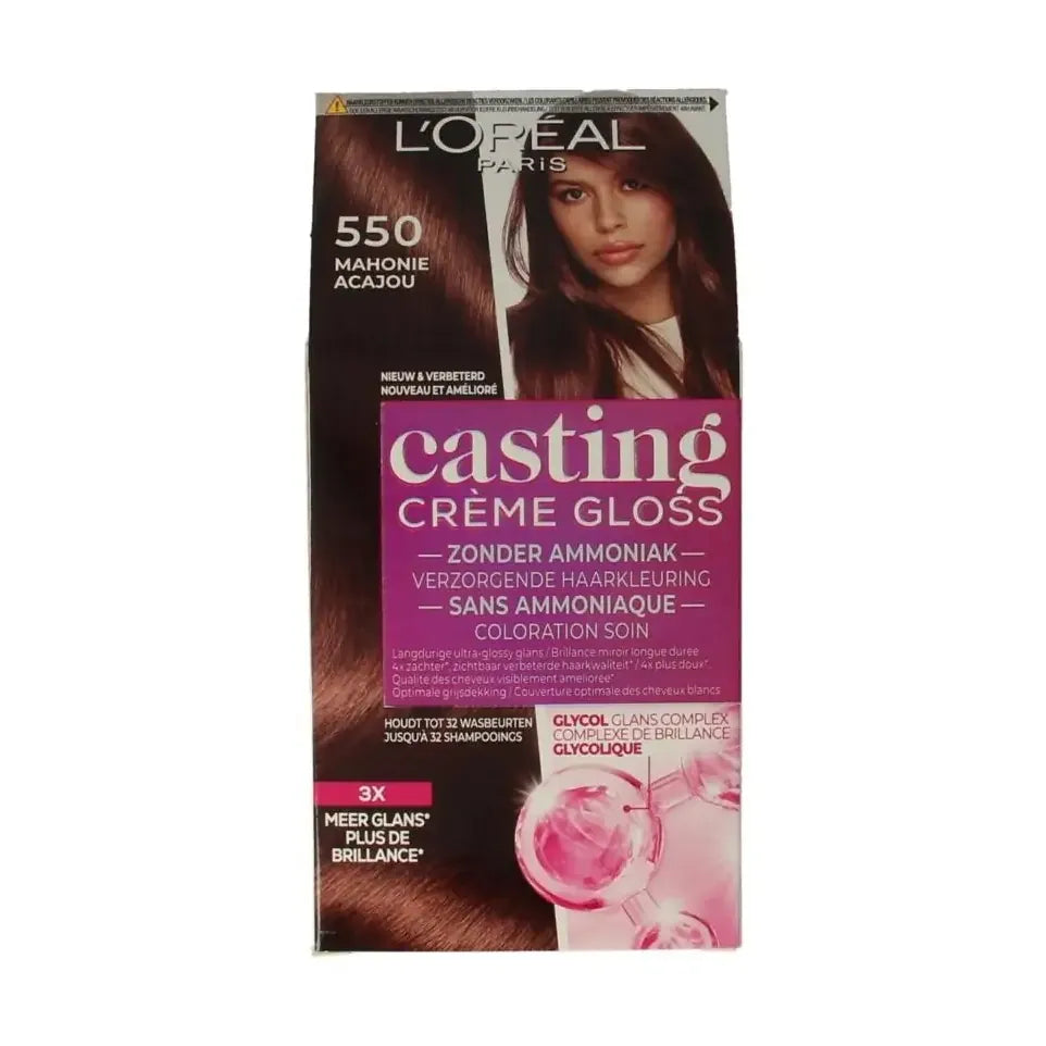 Loreal Casting creme gloss 550 Licht Mahoniebruin
