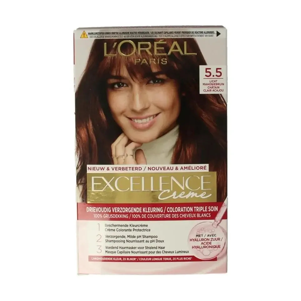 Loreal Excellence 5.5 licht mahoniebruin
