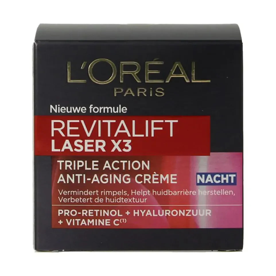 Loreal Paris Revitalift laser X3 nachtcreme 50 ml