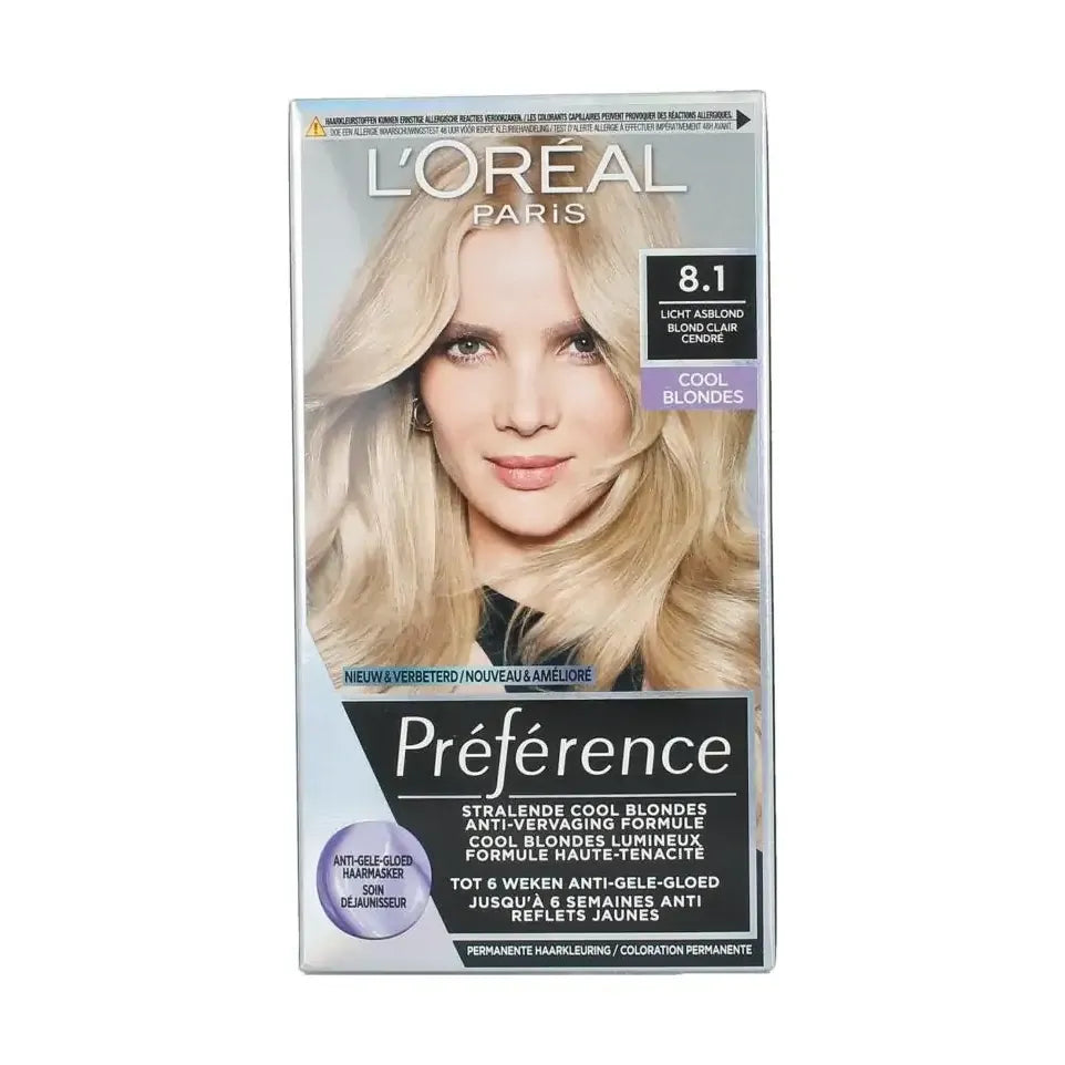 Loreal Preference 8.1 copenhagen licht asblond