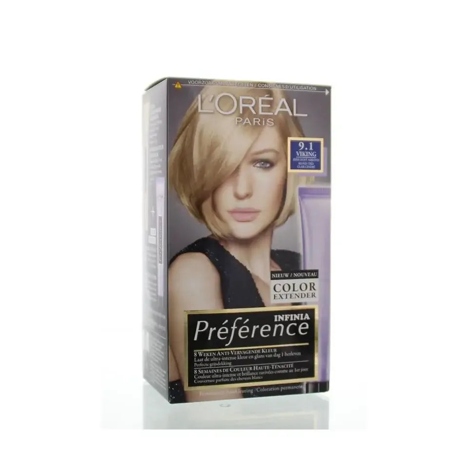 Loreal Preference 9.1 viking zeer licht asblond
