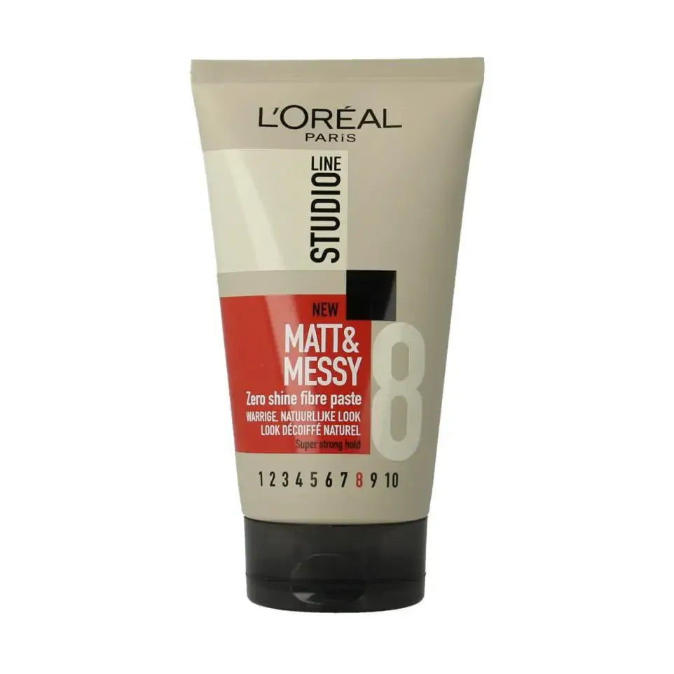 Loreal Studio line matt & messy shine free fibre paste 150 ml