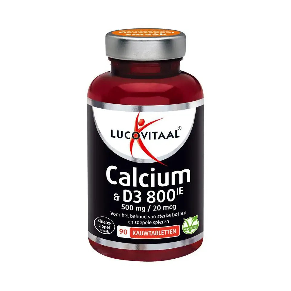 Lucovitaal calcium 500 mg + d3 90 kauwtabletten