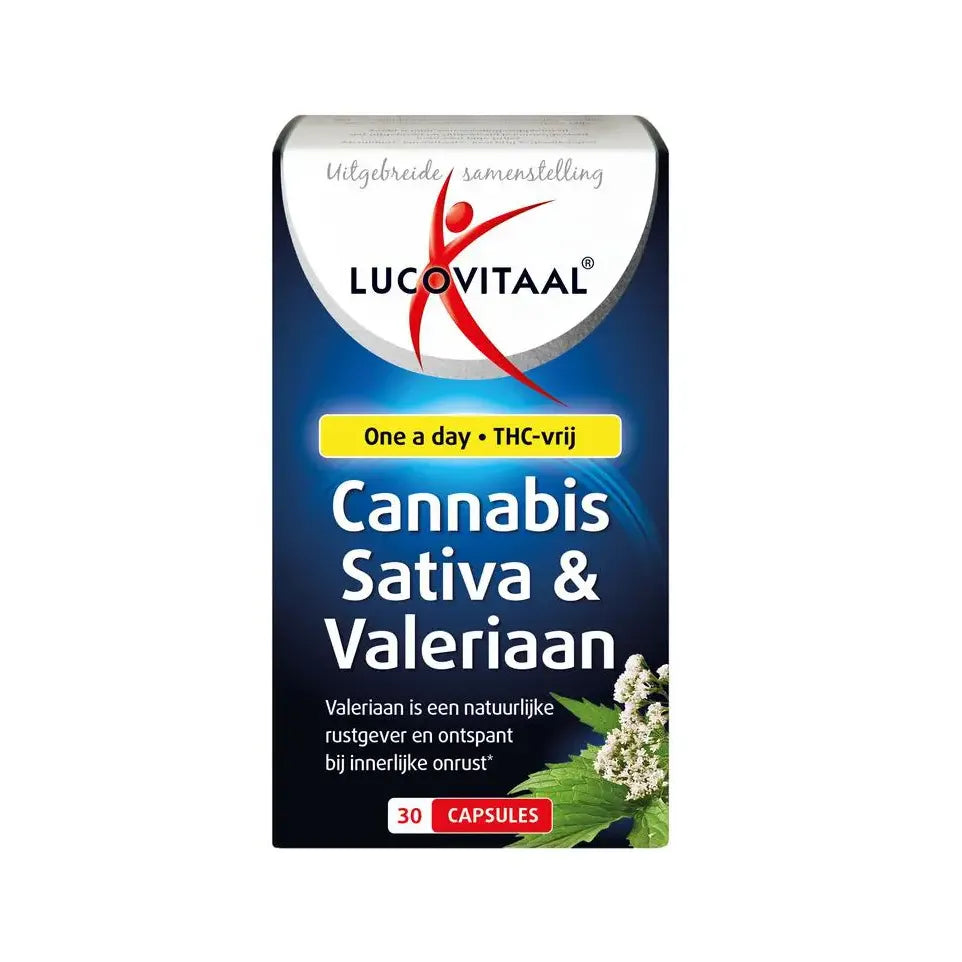 Lucovitaal Cannabis sativa & valeriaan 30 capsules