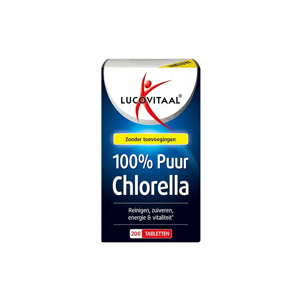 Lucovitaal Chlorella 100% puur 200 tabletten