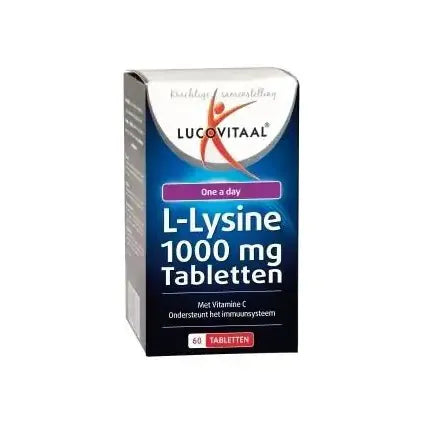 Lucovitaal L-lysine lipblaasje 60 tabletten