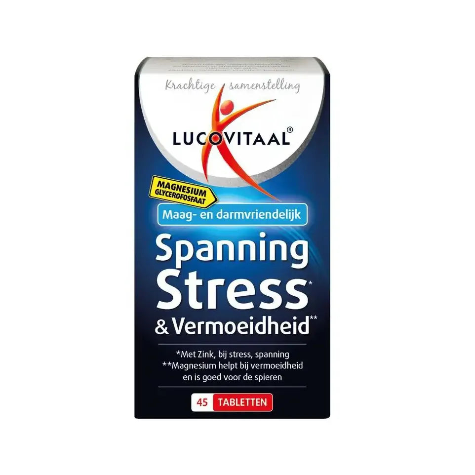 Lucovitaal Magnesium spanning stress & vermoei 45 tabletten