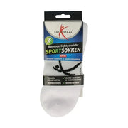 Lucovitaal Sportsok bamboe wit 39-42 1 paar
