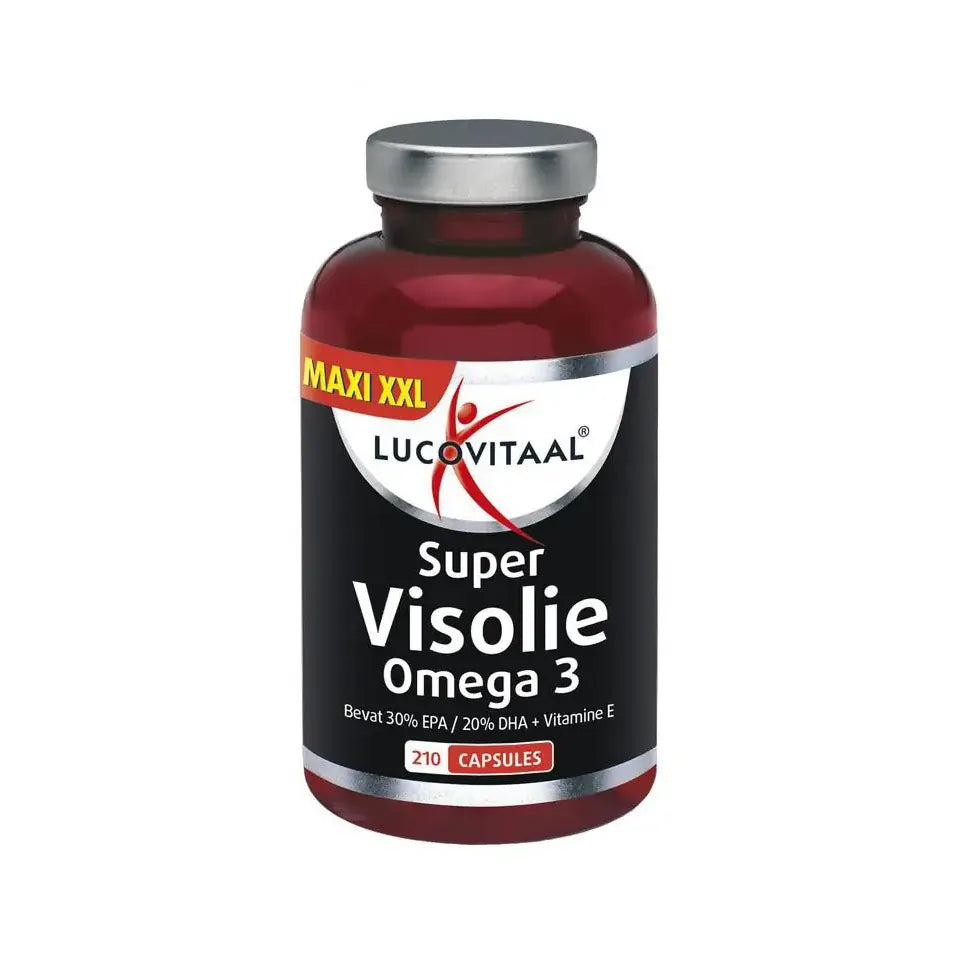 Lucovitaal Visolie super omega 3 xxl 210 capsules
