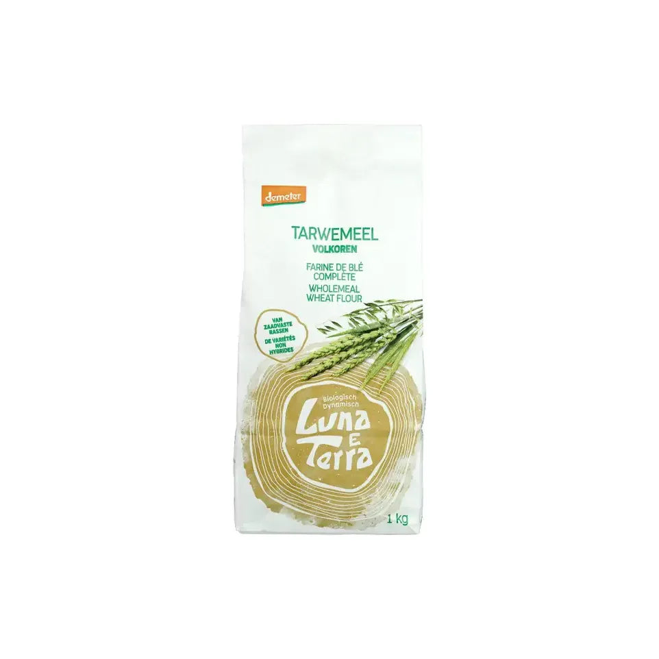 Luna E terra Tarwemeel volkoren 1 kg