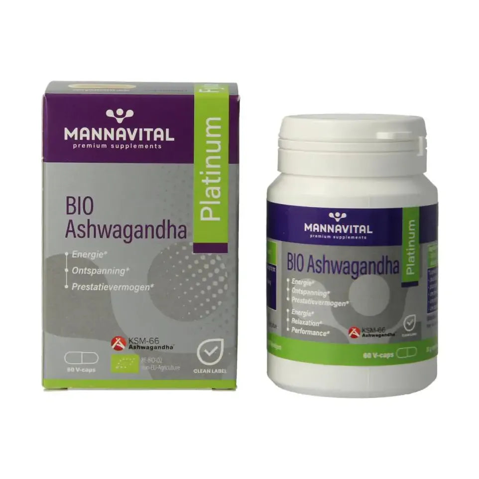 Mannavital Ashwagandha platinum 60 vcaps
