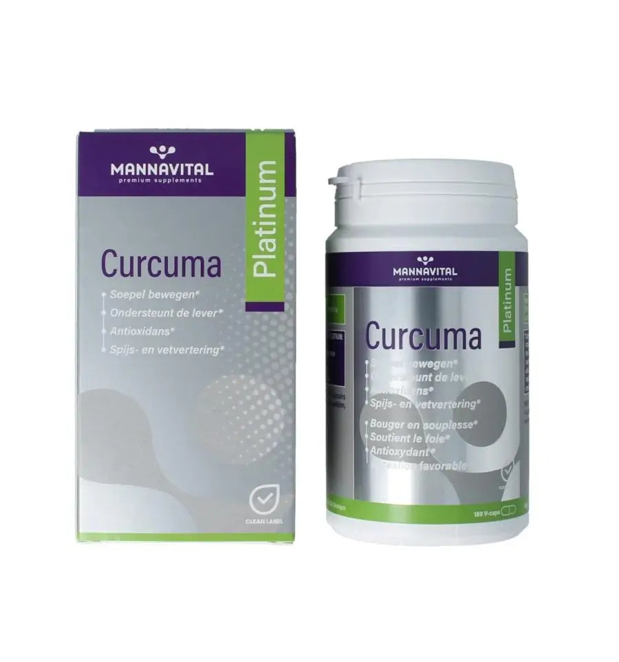 Mannavital Curcuma platinum 180 vcaps