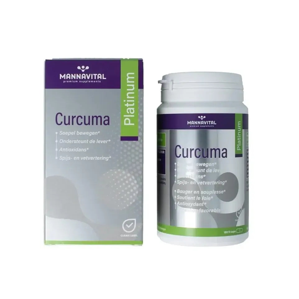 Mannavital Curcuma platinum 180 vcaps