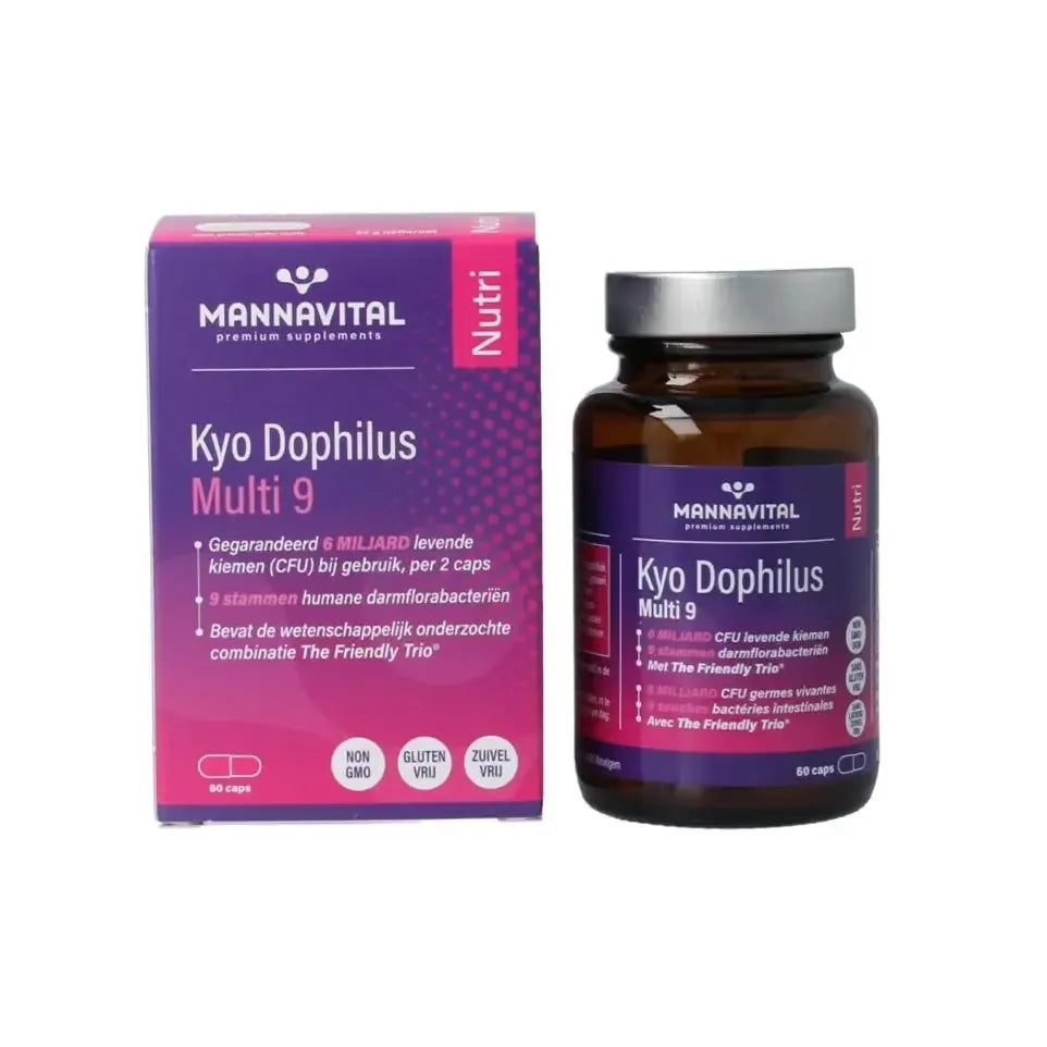 Mannavital Kyo dophilus multi 9 60 capsules