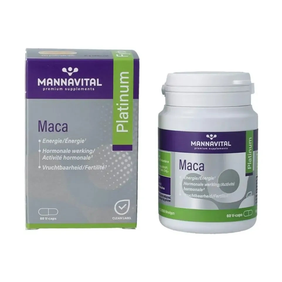 Mannavital Maca platinum 60 vcaps