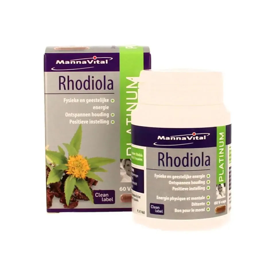 Mannavital Rhodiola platinum 60 vcaps