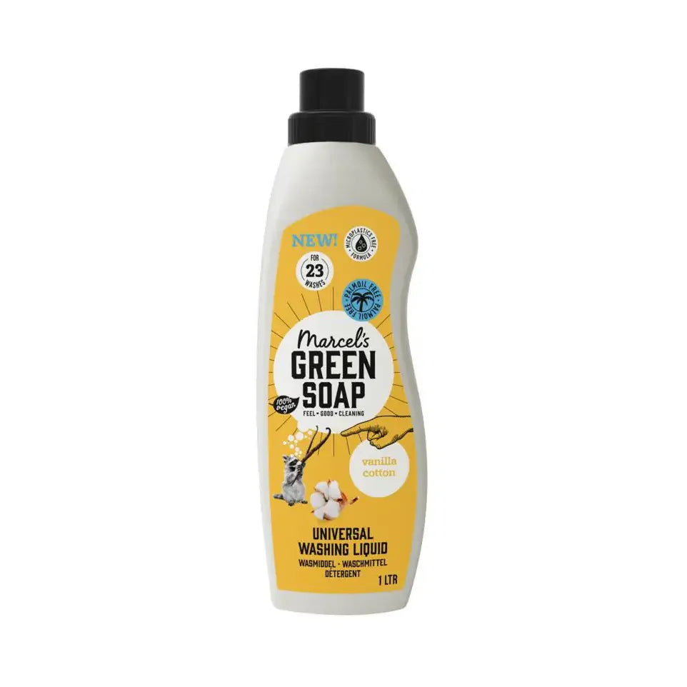 Marcels Green Soap wasmiddel univers vanil&katoen 1 liter