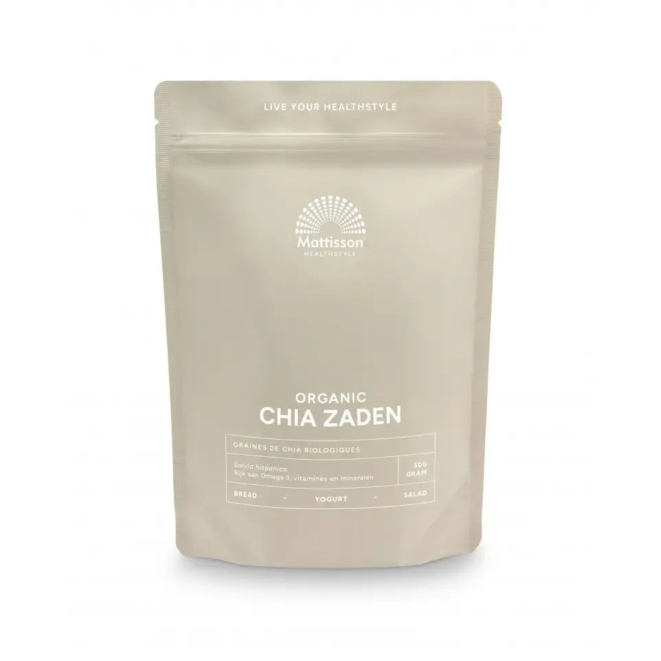 Mattisson Absolute Chia Zaad Raw Bio 500 gram