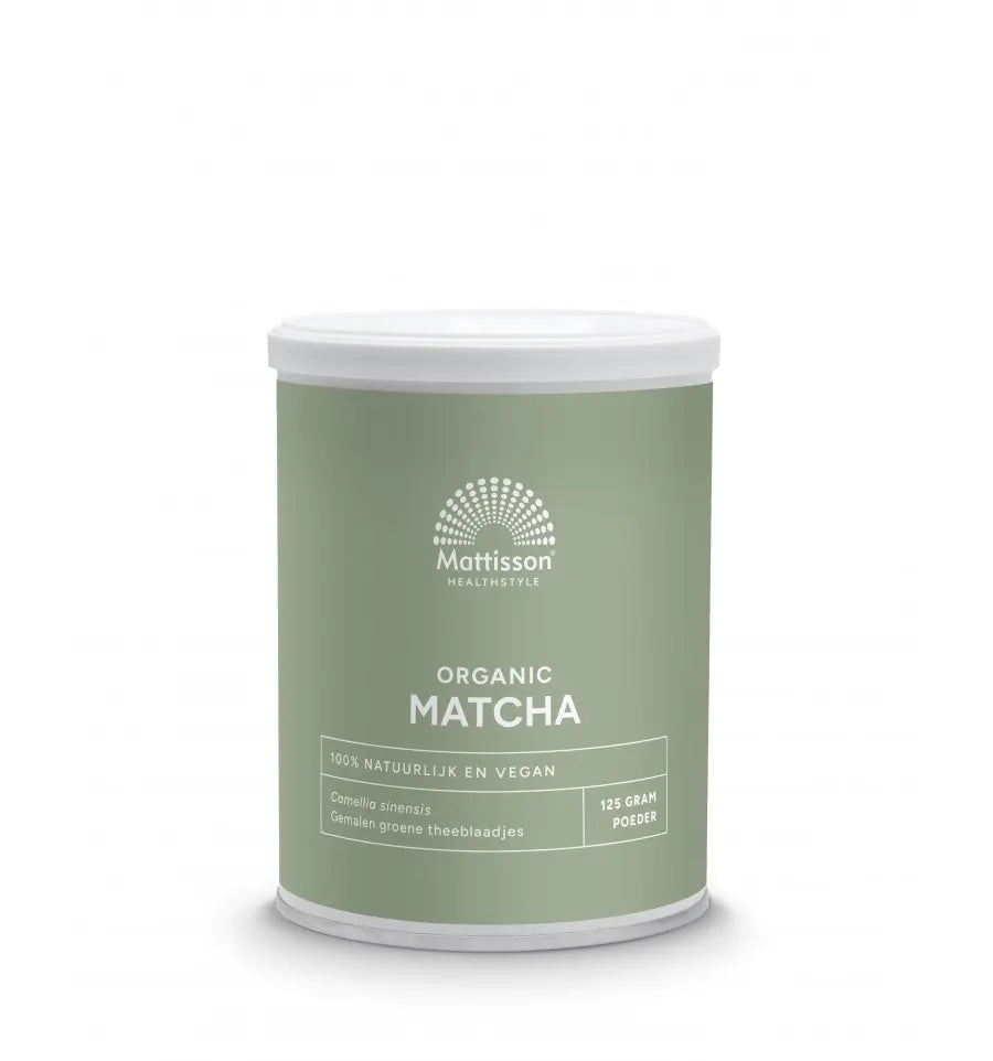 Mattisson Biologische Matcha poeder 125 gram