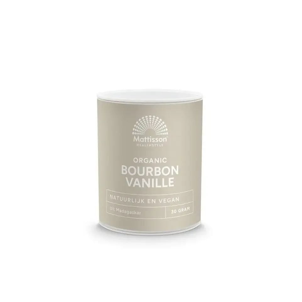 Mattisson Biologische Bourbon Vanille poeder 30 gram
